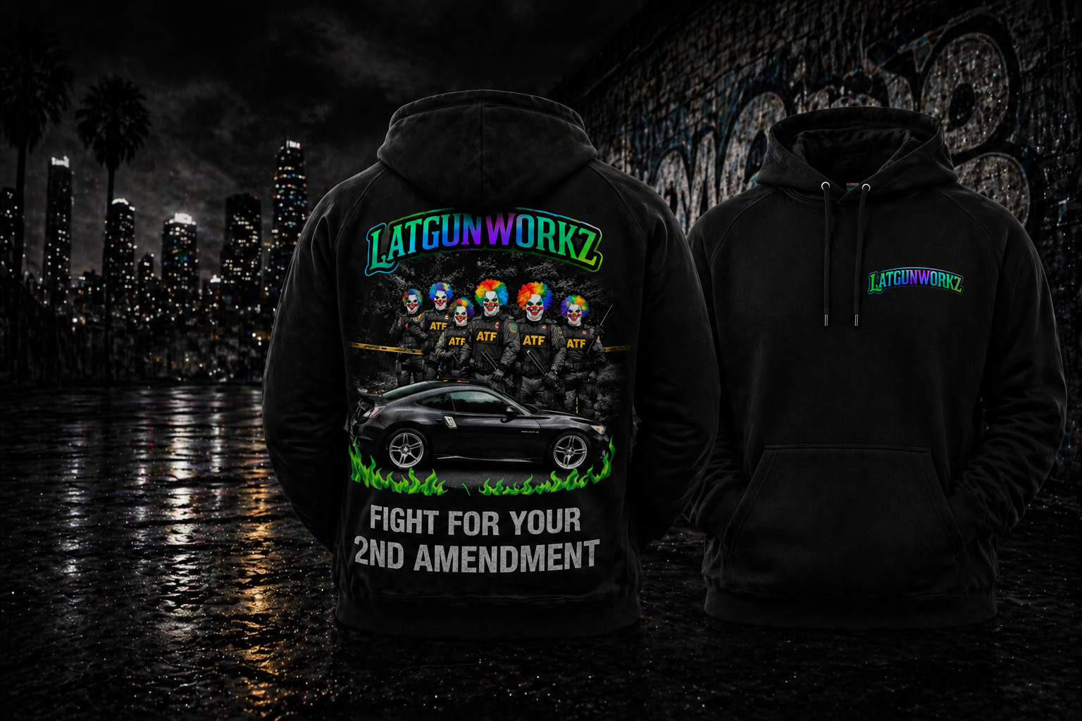 LATGUNWORKZ “Built For The Culture” Heavyweight Hoodie